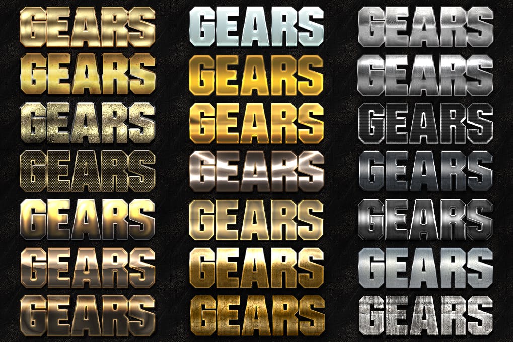 游戏风格PS涂层样式文件