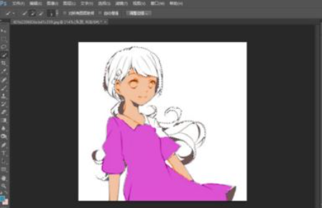 ps怎么给插画人物添加颜色？ps插画线稿上色教程！