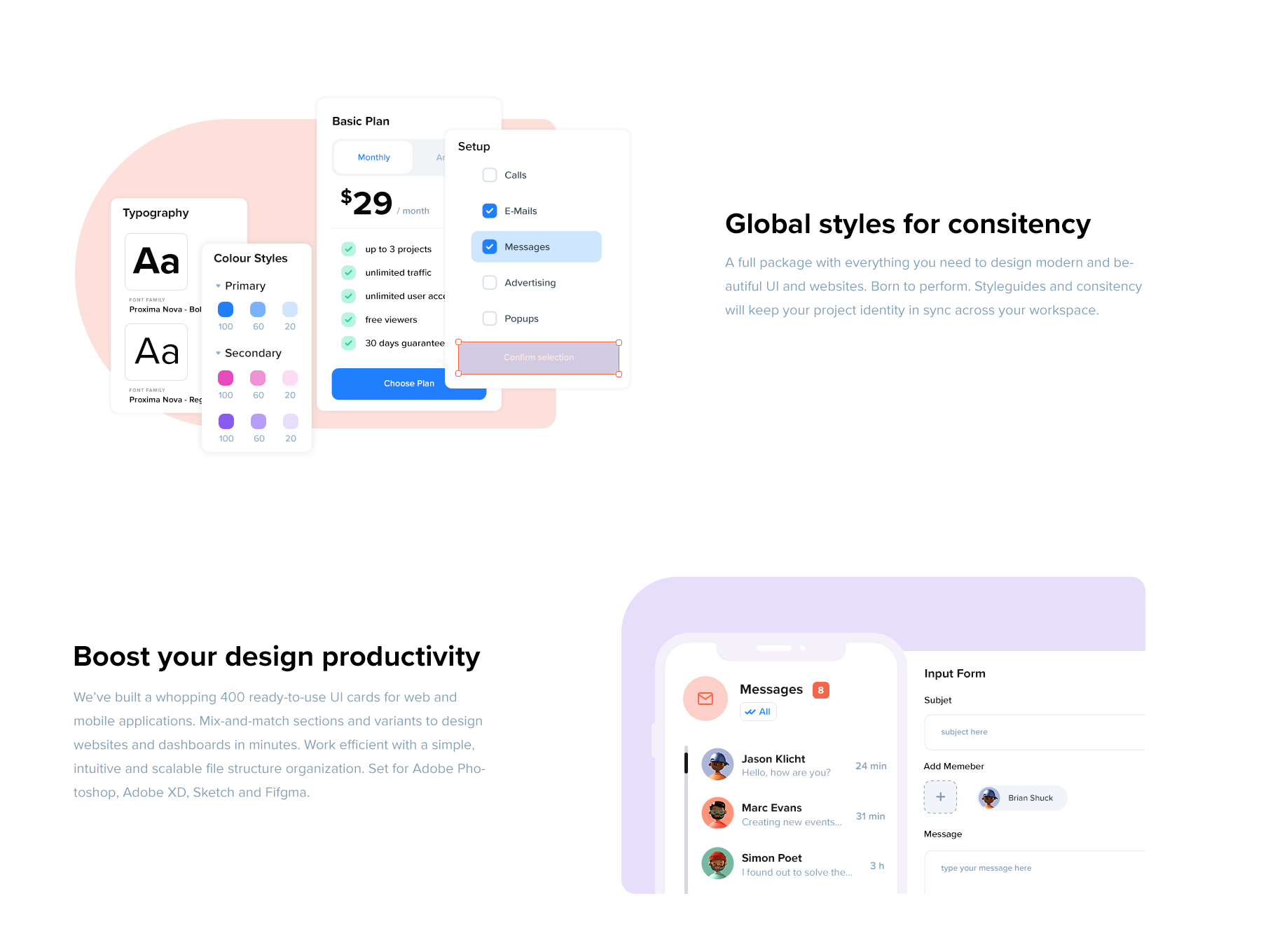 500多个移动APP和网站后台相关UI KIT素材包