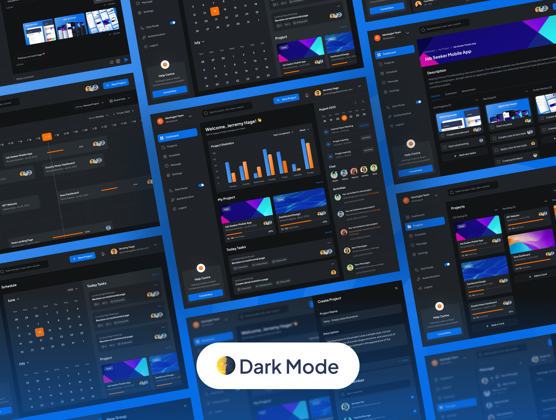40个结构简洁的后台管理素材包