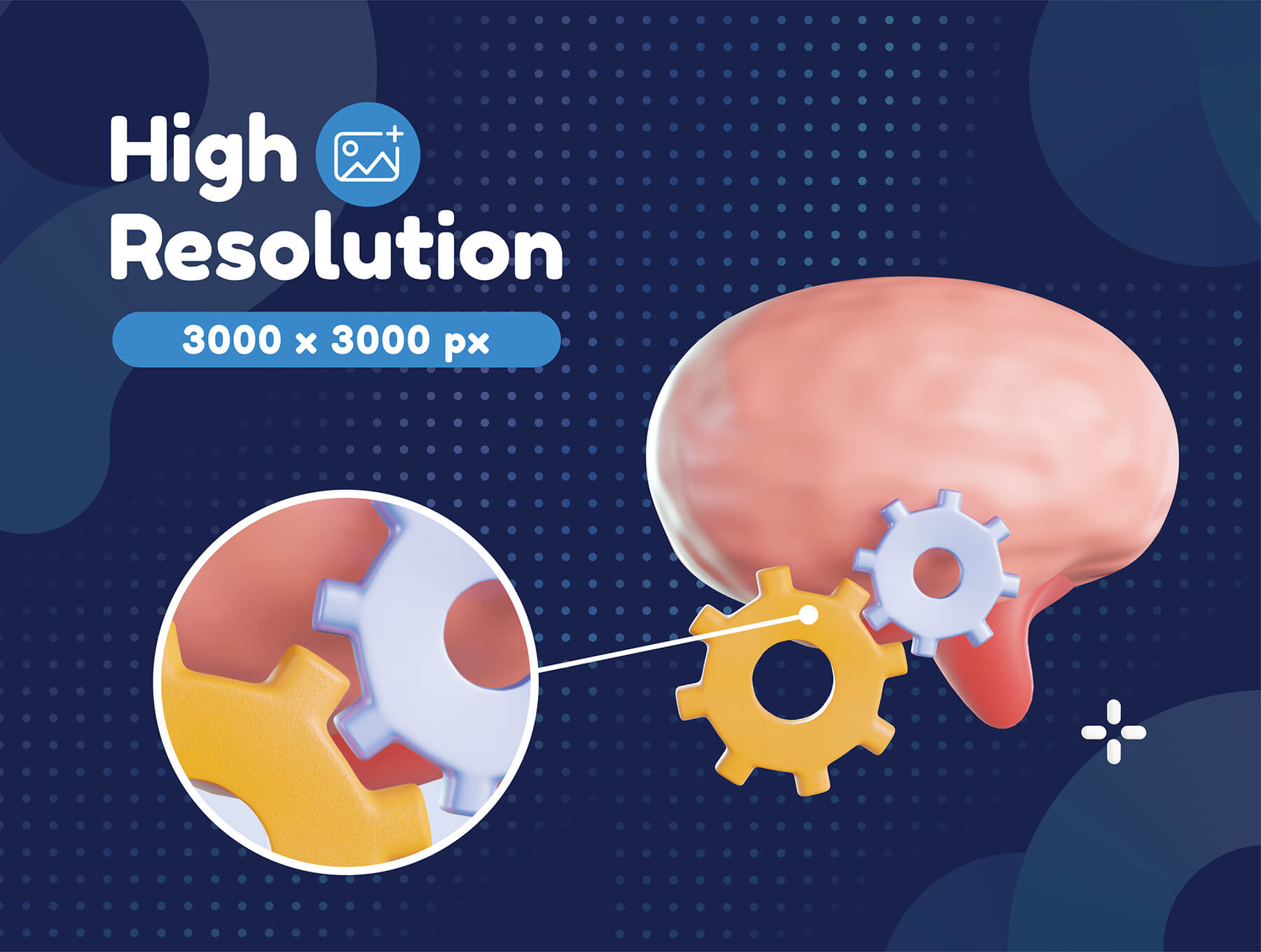 25个设计思维主题3D图标模型