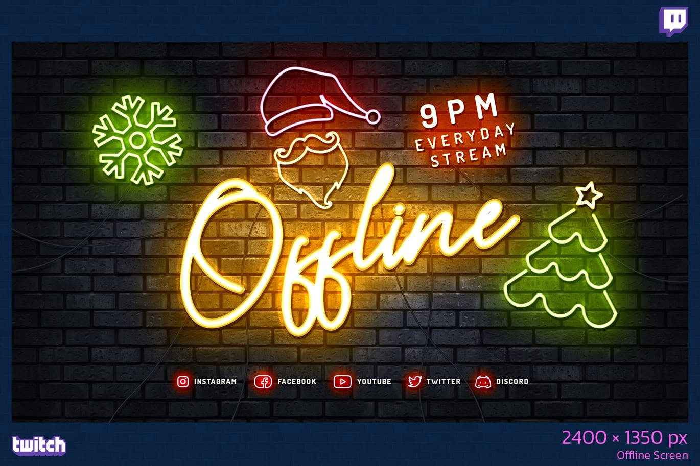 游戏主题霓虹灯字体PS图层样式素材