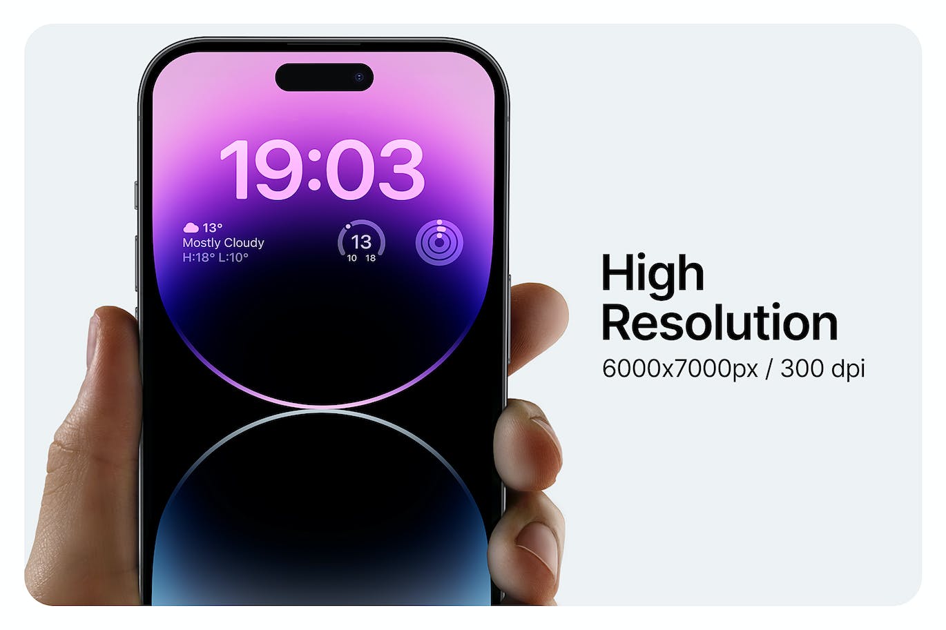 一组高质量iphone 14 Pro Max样机PSD素材
