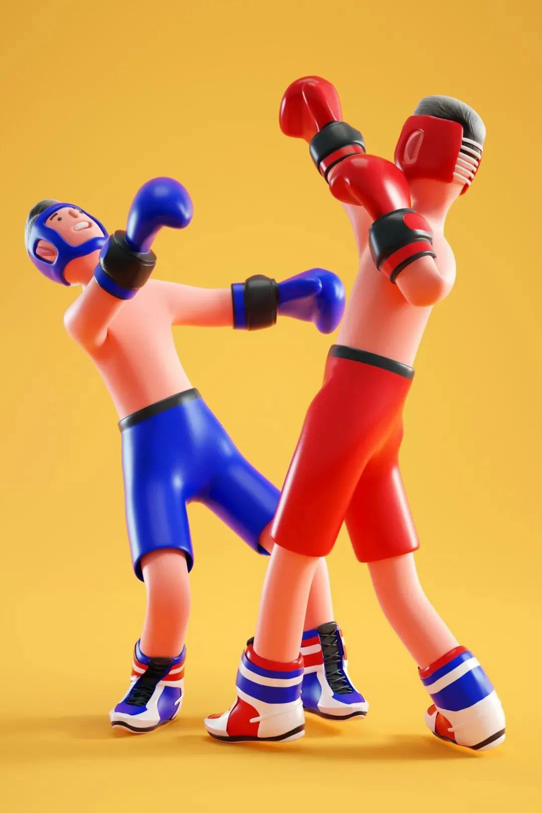 辛苦半天建的卡通人物模型，找到了350个C4D模型，这质量也太好了～