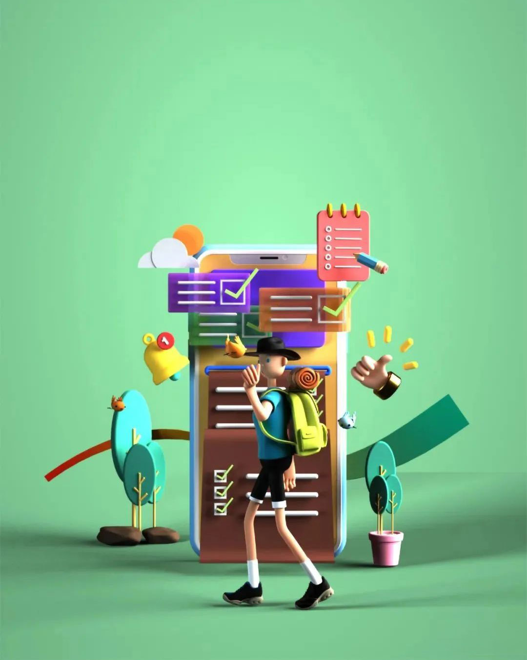 辛苦半天建的卡通人物模型，找到了350个C4D模型，这质量也太好了～