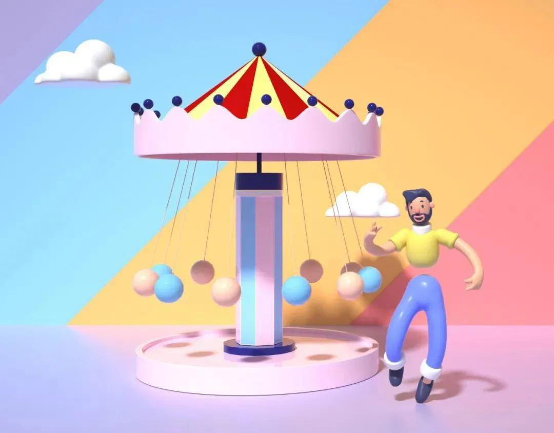 辛苦半天建的卡通人物模型，找到了350个C4D模型，这质量也太好了～