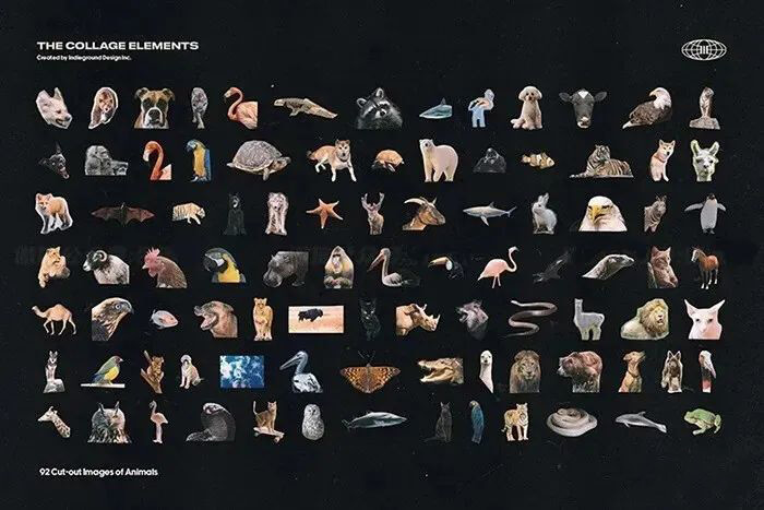 最强欧美风剪贴画元素大合集来来来了！喜欢的下载下来玩吧！