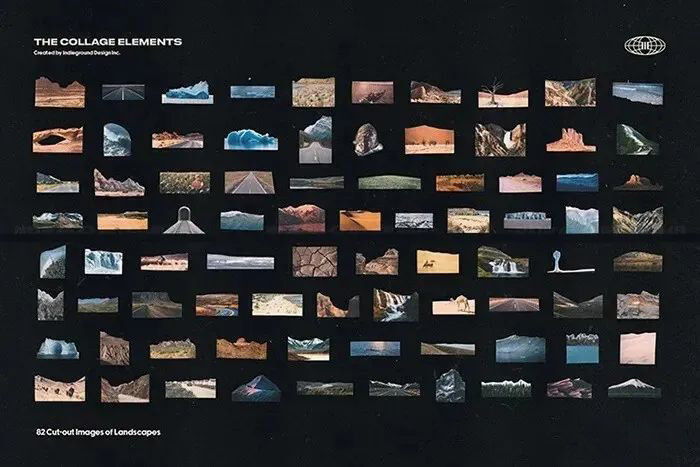 最强欧美风剪贴画元素大合集来来来了！喜欢的下载下来玩吧！