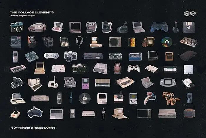 最强欧美风剪贴画元素大合集来来来了！喜欢的下载下来玩吧！