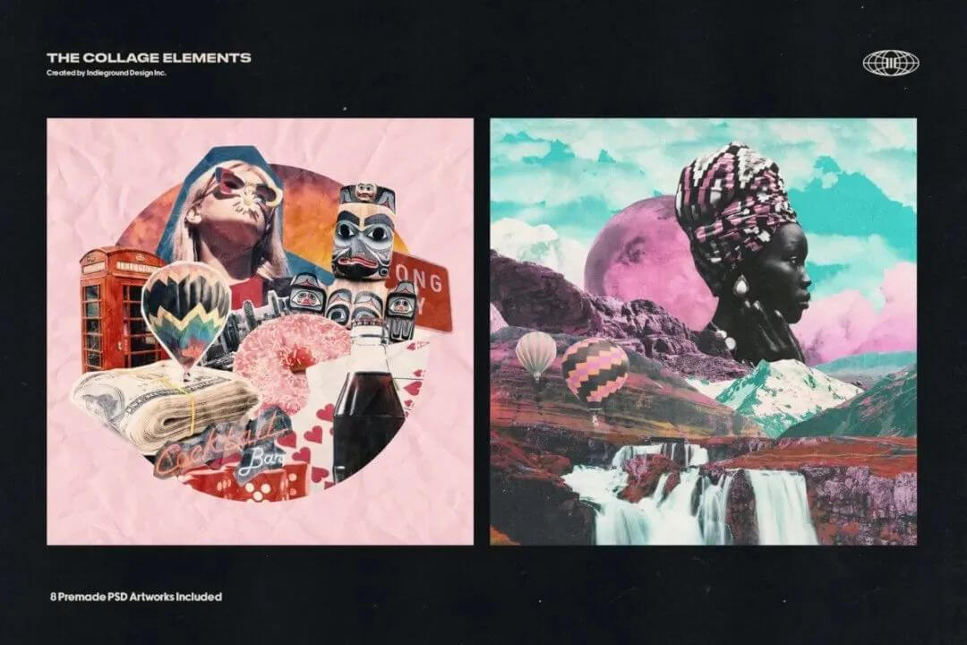 最强欧美风剪贴画元素大合集来来来了!喜欢的下载下来玩吧!