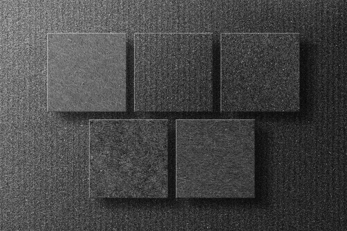 20个设计精致的黑色粗糙纸纹理图片素材