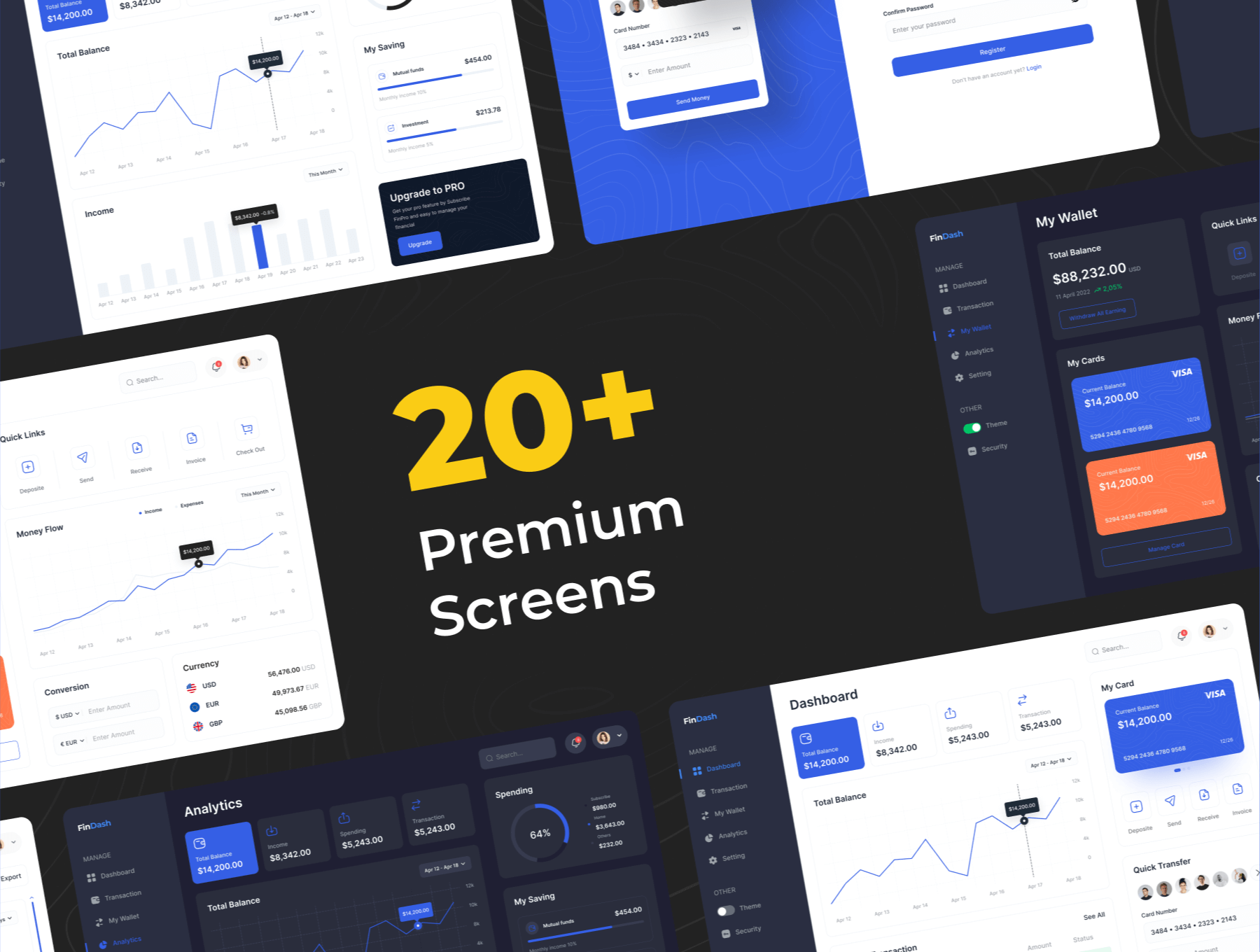 20个设计得非常高级的财务后台管理UI界面