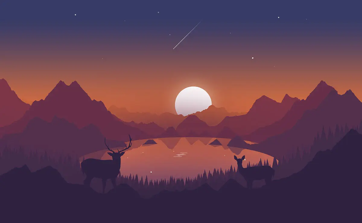 渐变插画有哪几种形式?渐变插画属于扁平风格的插画吗?