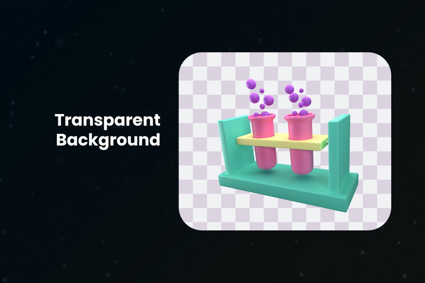 科学试验主题3D资产图Blender模型素材