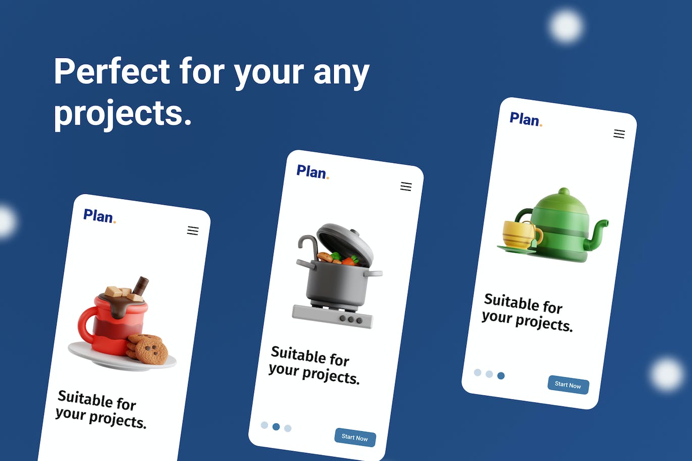 冬季3D主题图标素材包(PNG,Blend)