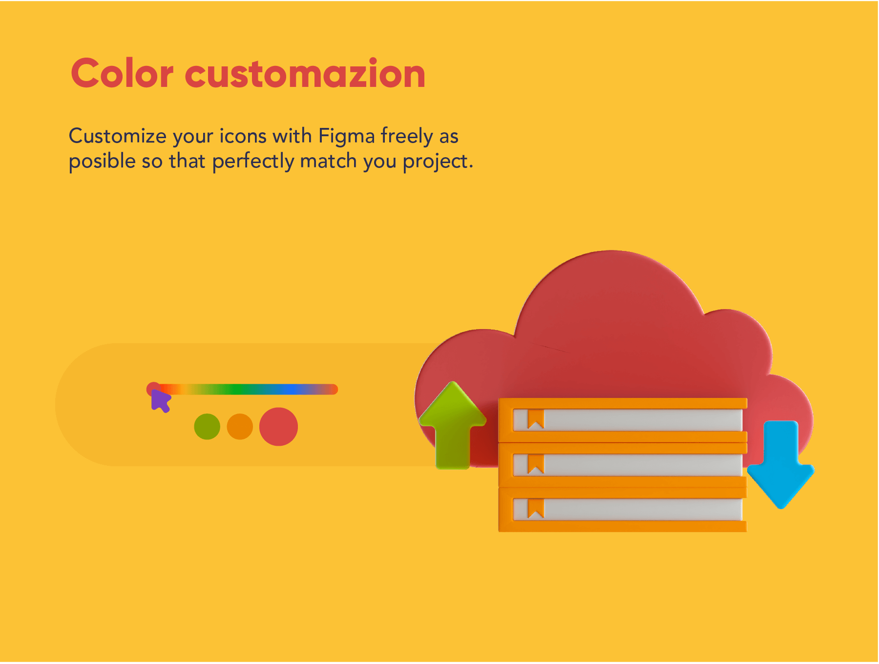 20个风格独特的3D图标素材包