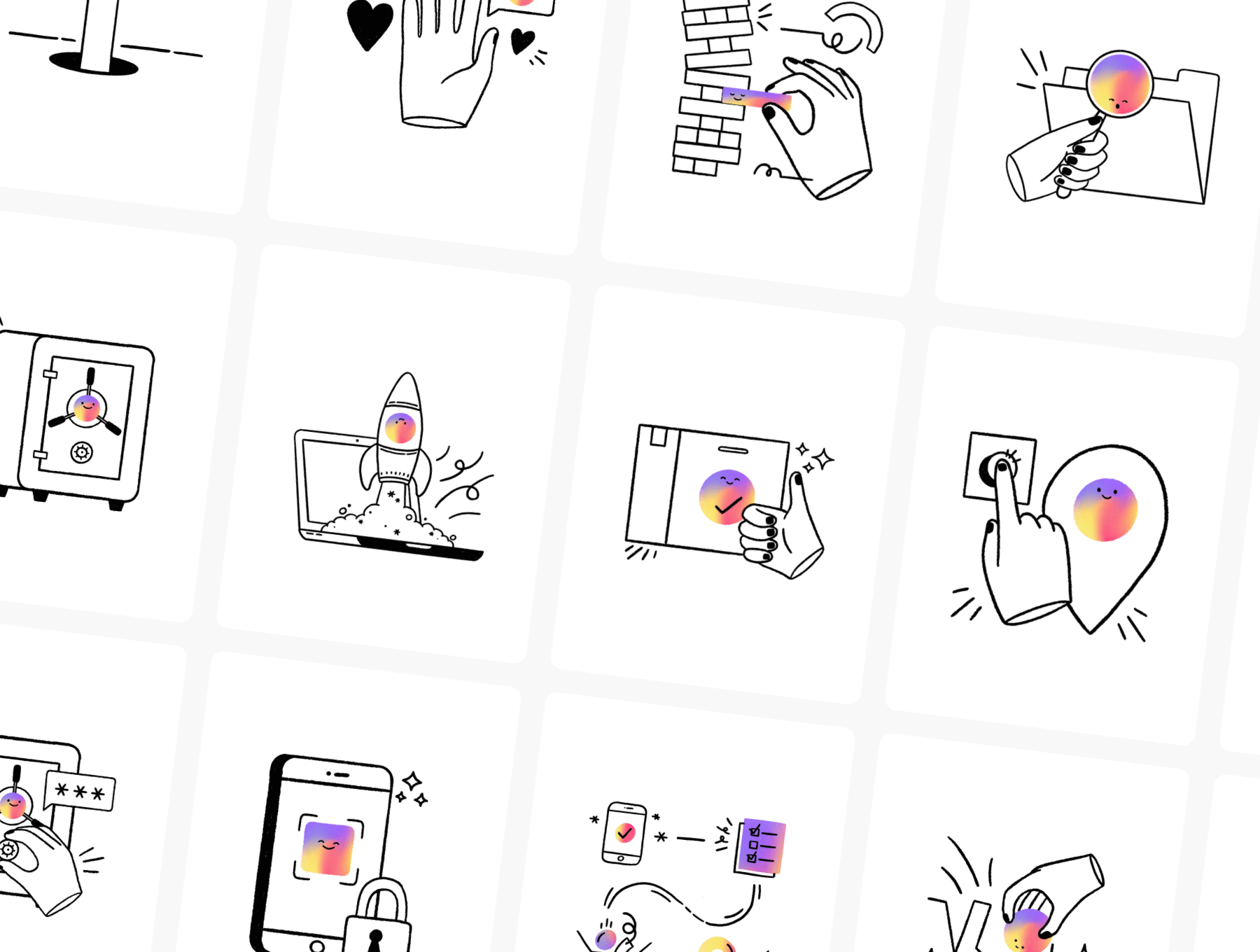 100+紫色风格电子商务APP UI素材包