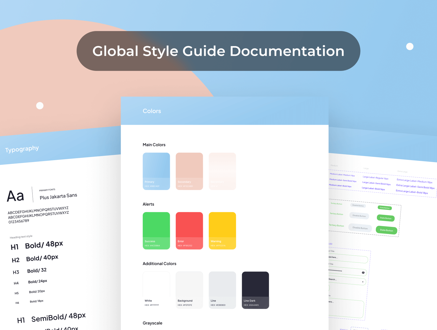 40个简洁现代的蓝色家具电商APP UI Kit界面素材包