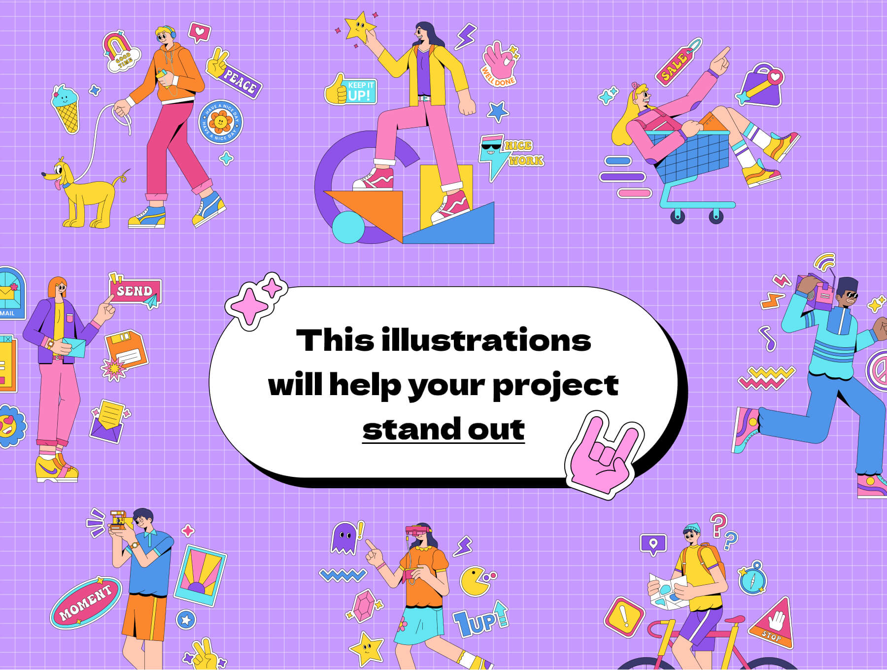 20张让人眼前一亮的插图素材包