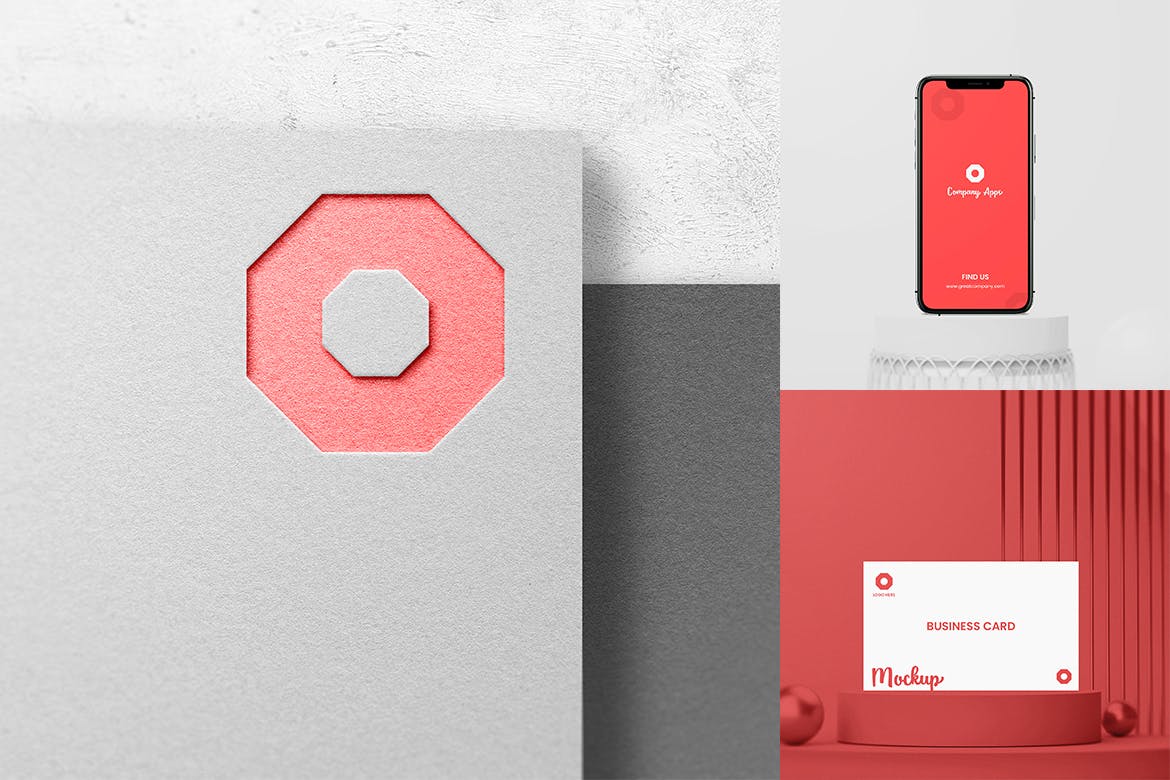 时尚高端专业的高品质品牌VI设计样机