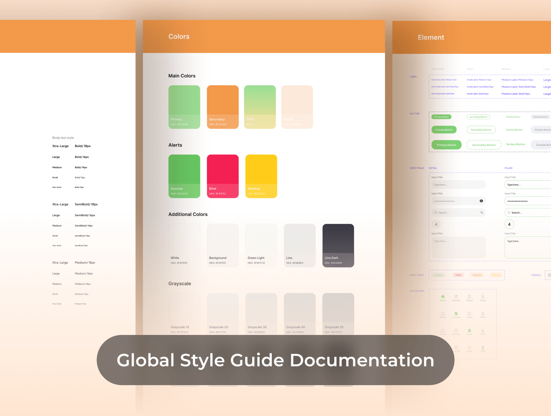 42个绿色清新在线课堂在线教学APP UI Kit界面素材包