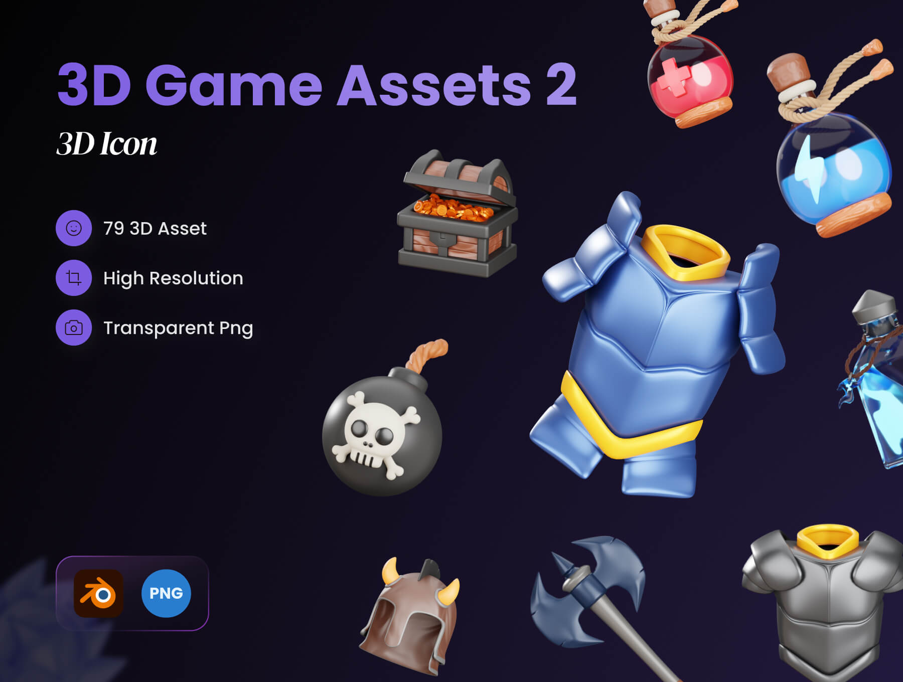 79个史诗级战争游戏主题3D模型素材包