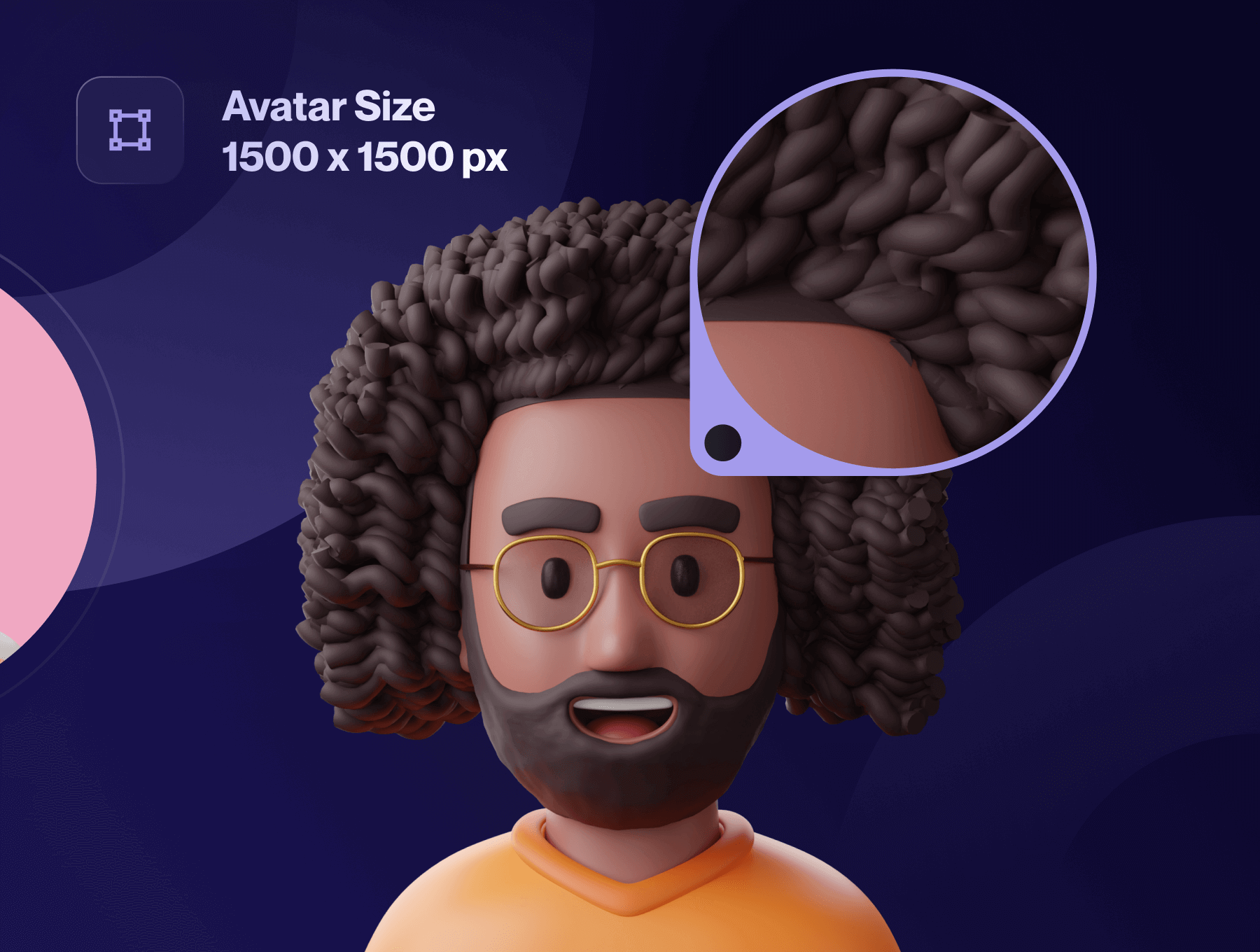 20个各种行业创意3D人物头像素材(第二波)