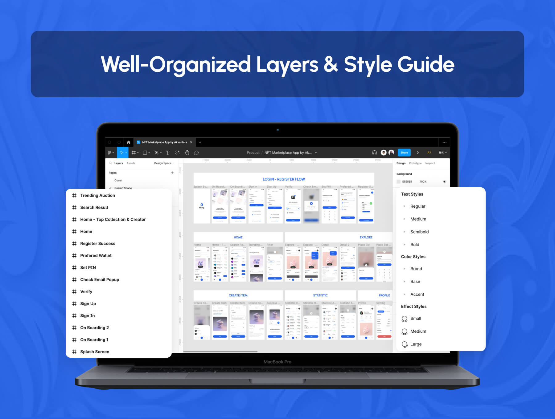 70个NFT市场移动APP UI界面素材包