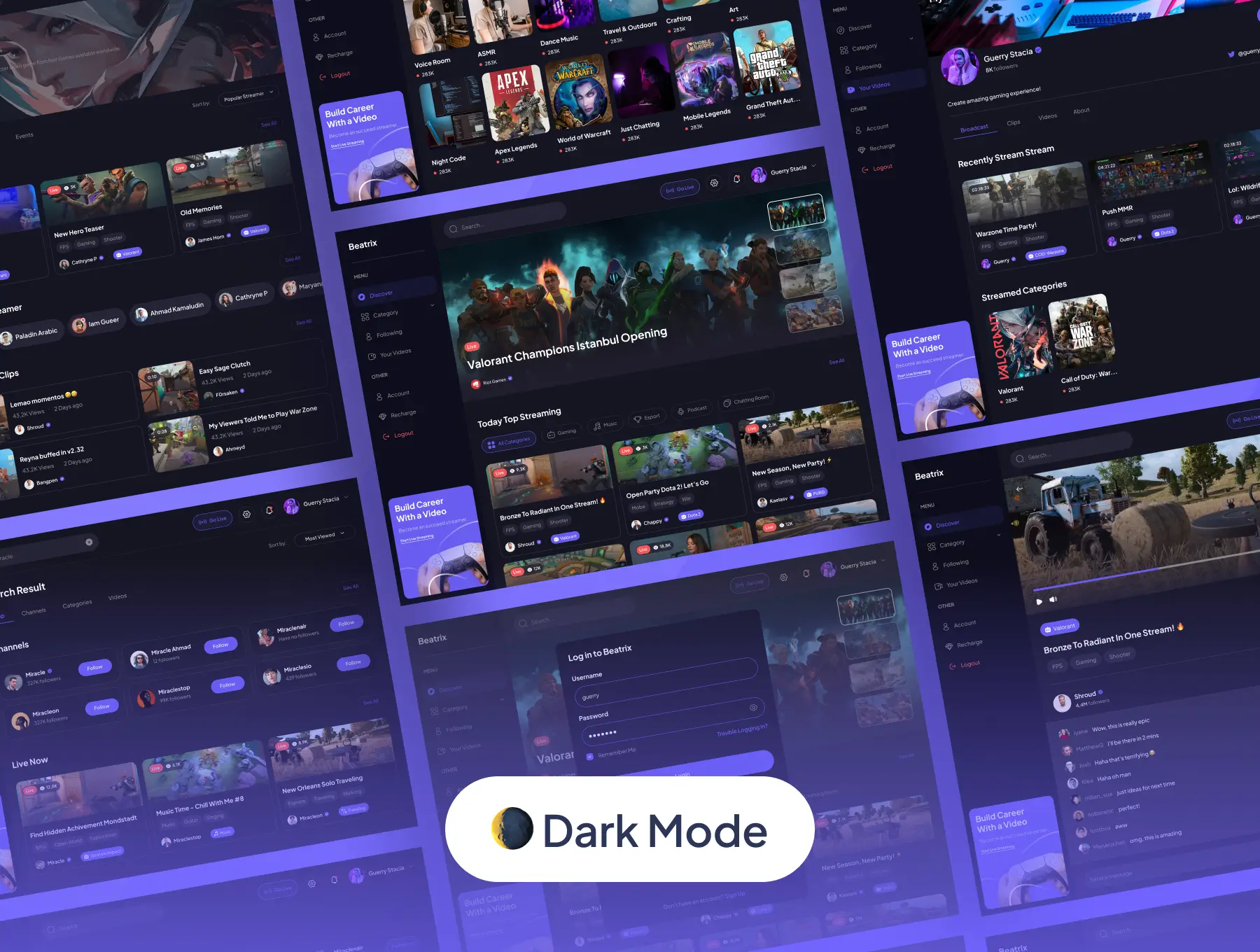 50个影视视频相关的Web网页界面素材包