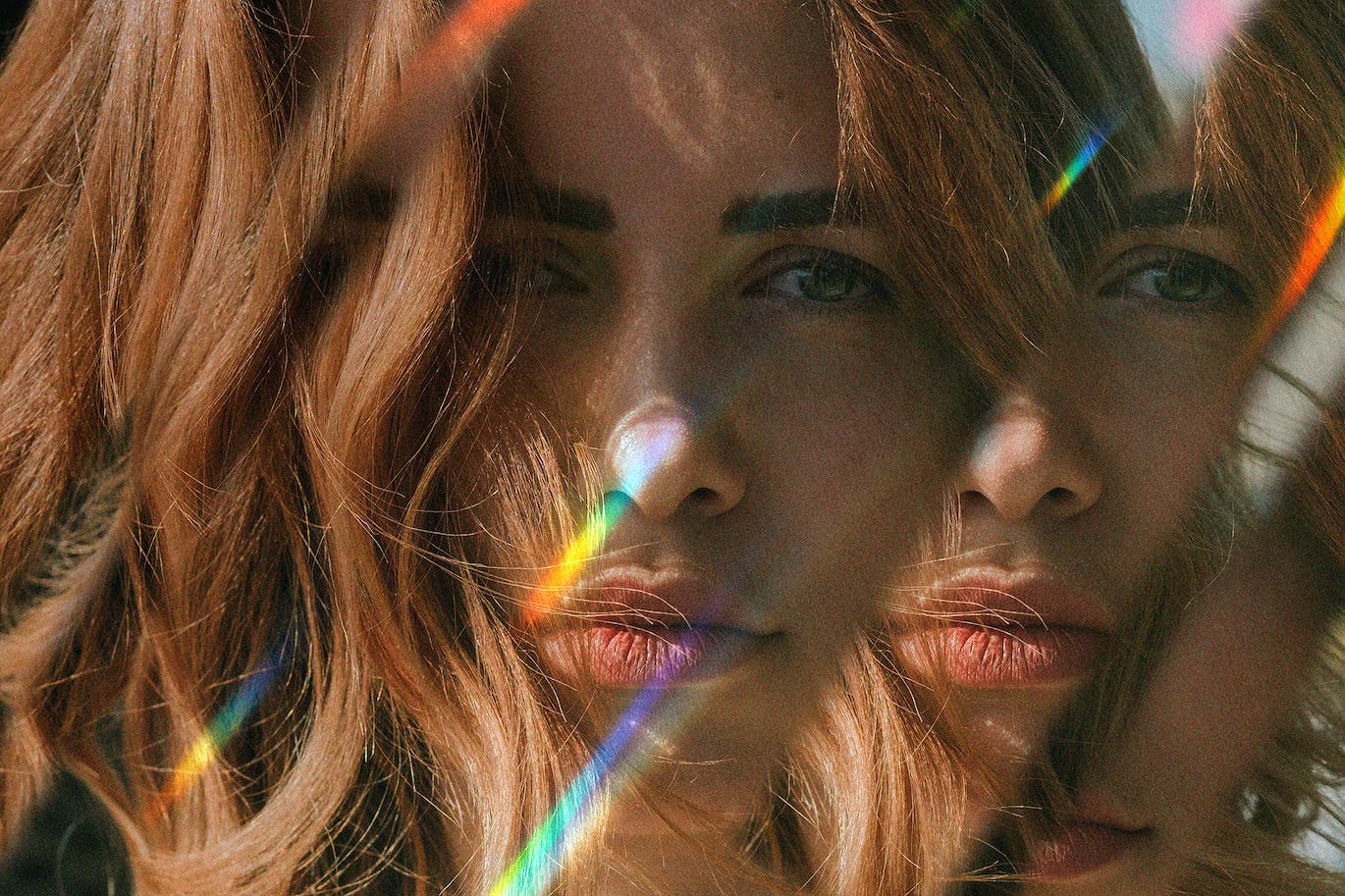 PS一键生成扭曲阳光反射镜效果