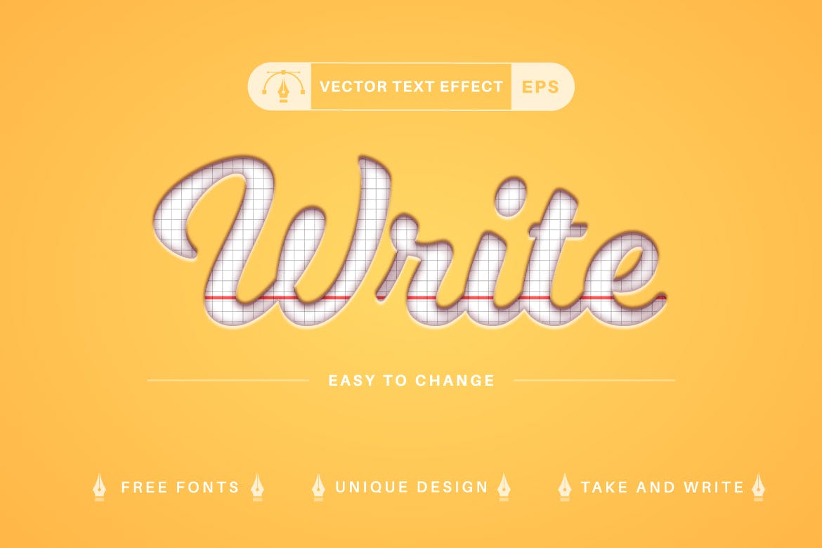 10个少见的可编辑AI文本字体样式