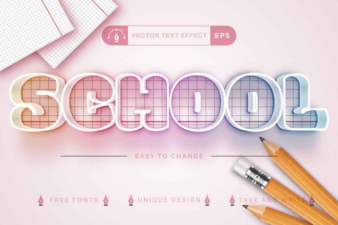 10个少见的可编辑AI文本字体样式