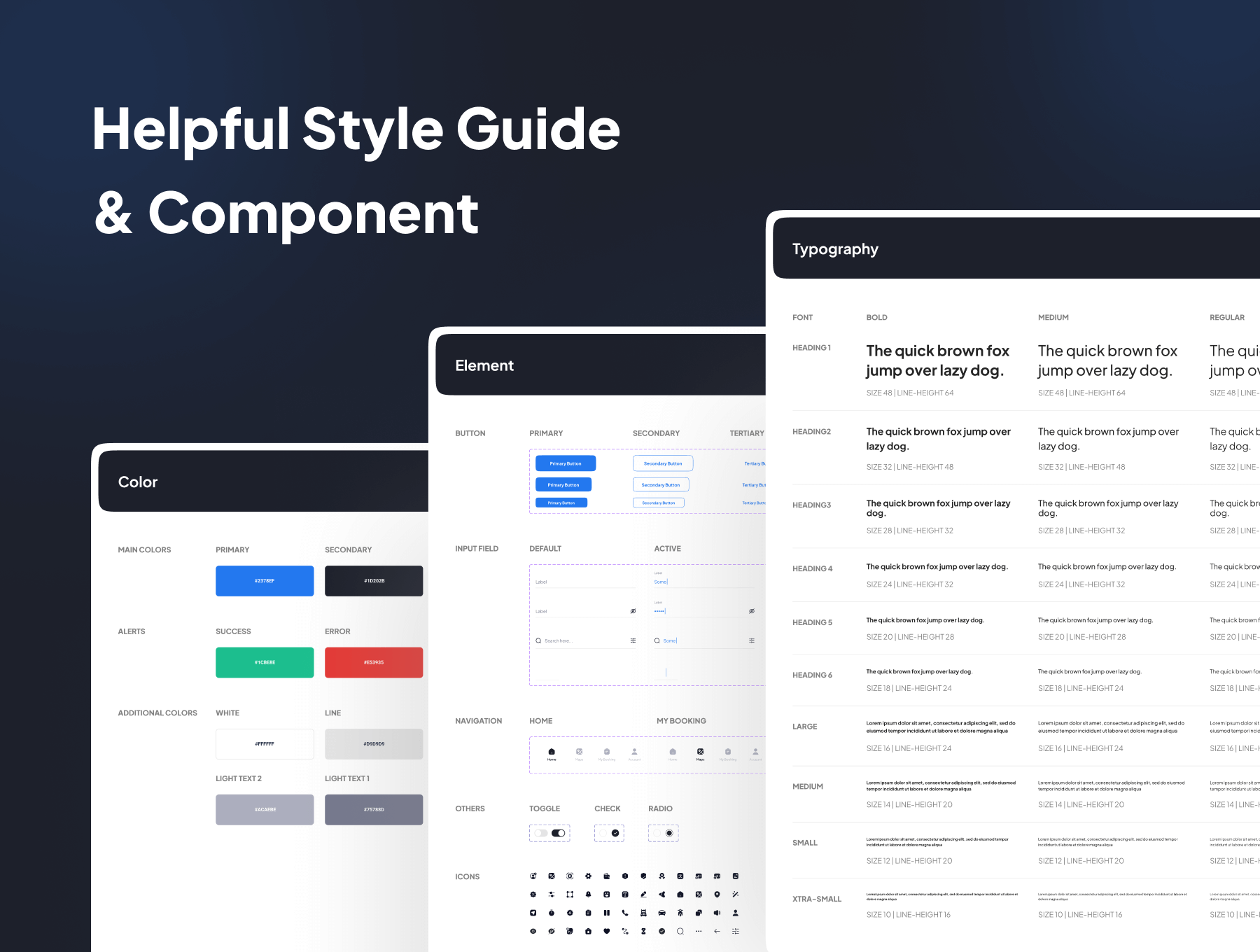 40个蓝色风格沉稳的停车APP UI Kit界面素材包