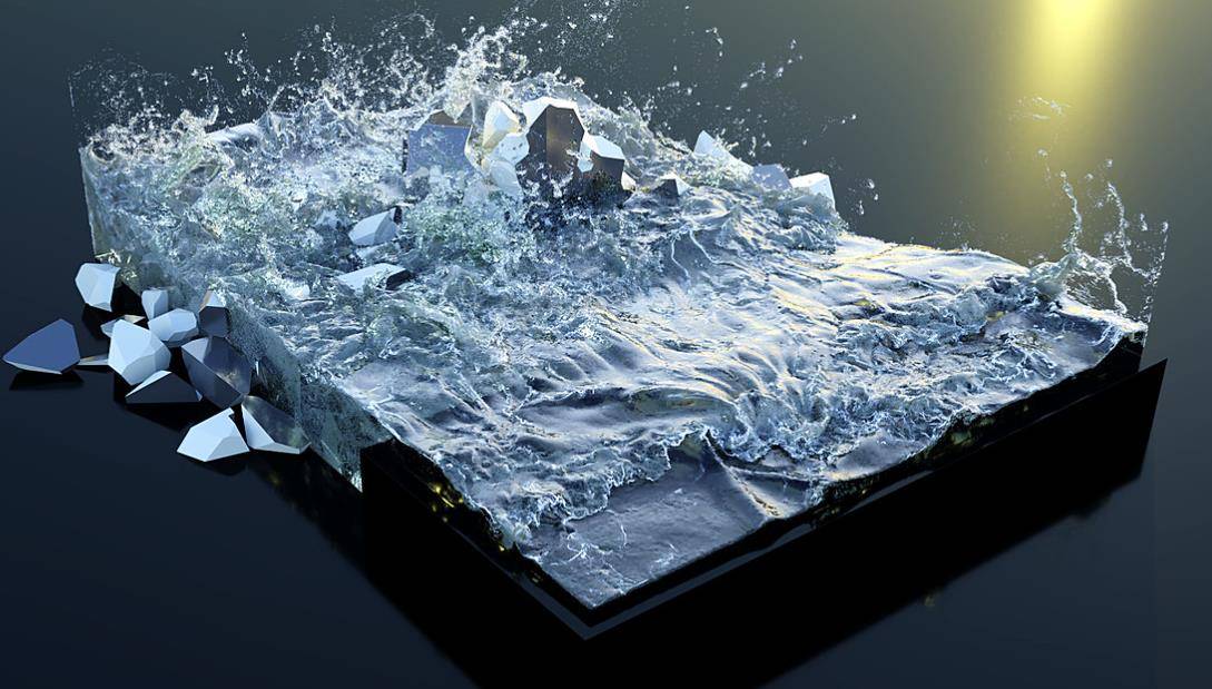 水花液体流体模拟Blender插件 FLIP Fluids v1.6.0