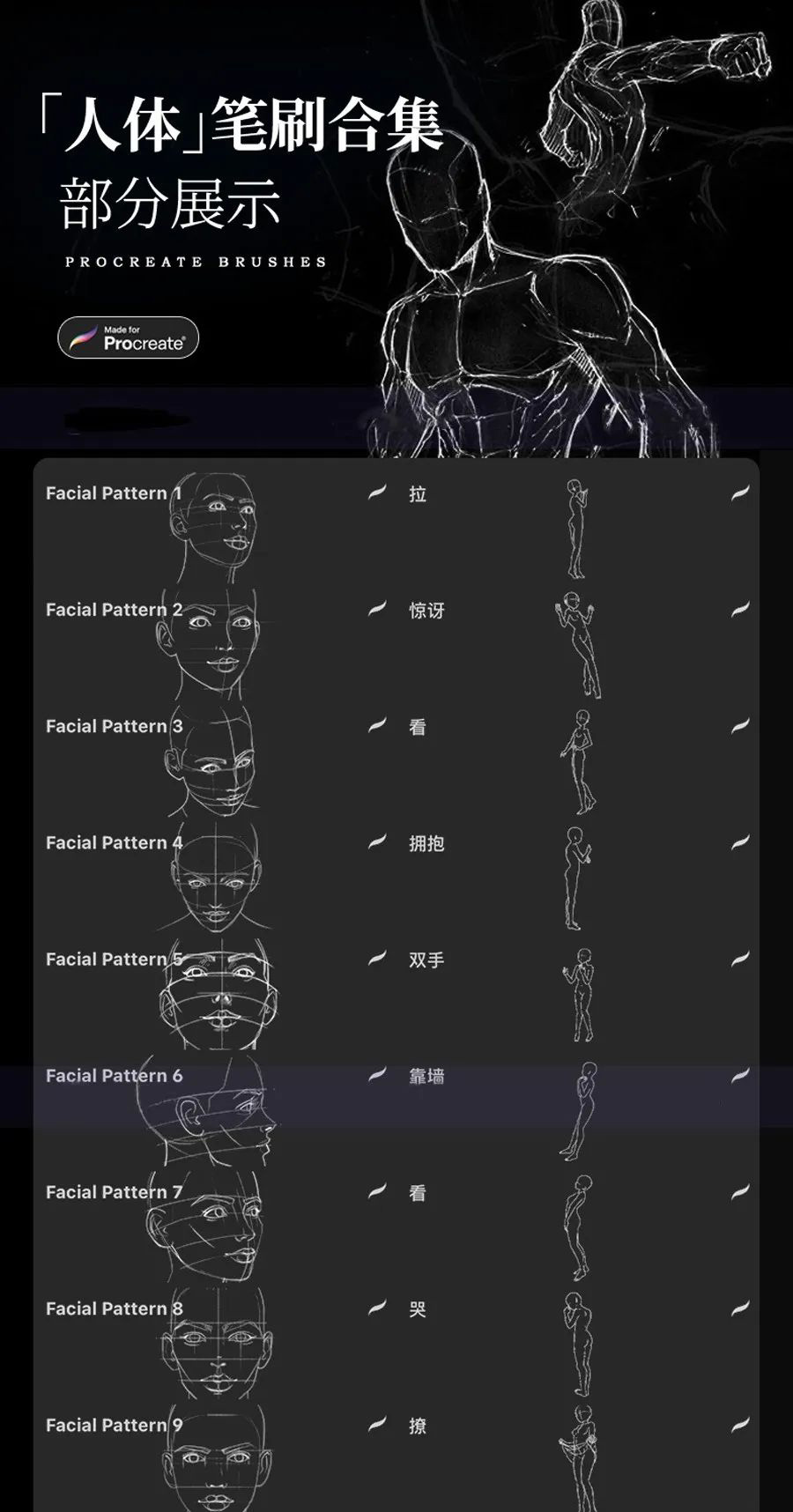 【精品】用procreate画画技术不够！那就用这10000款笔刷来凑！