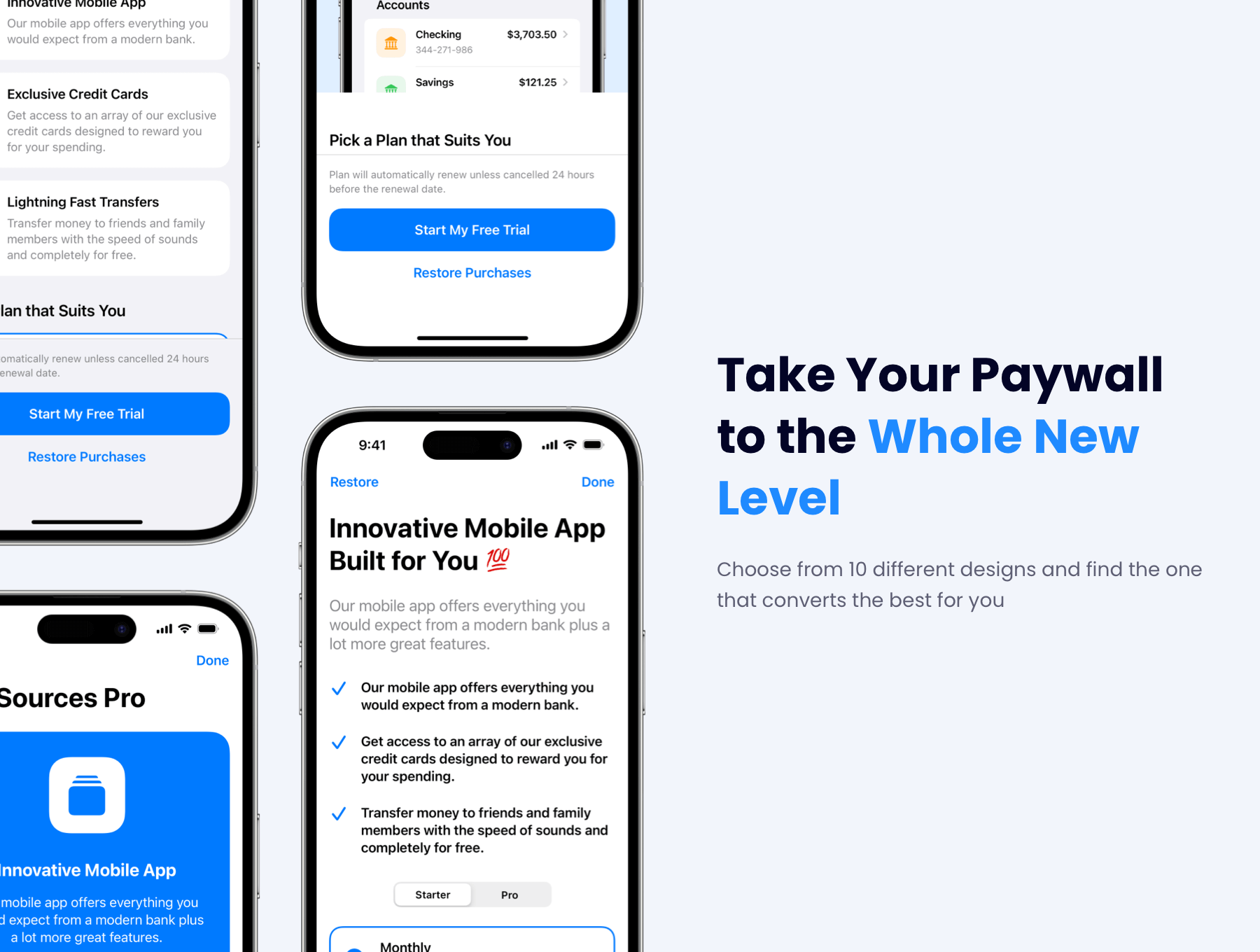 一套蓝色清爽万能的APP UI Kit界面素材包