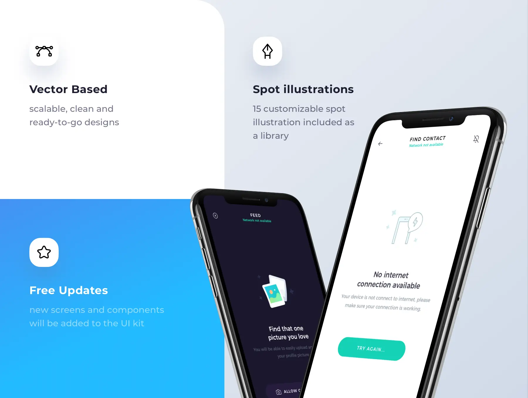 150个简洁大气的移动APP UI界面素材包