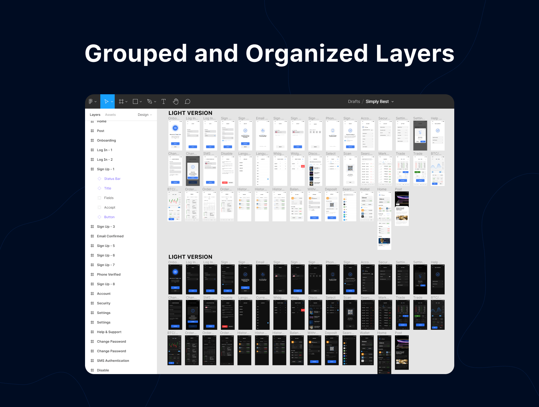 90个高品质的蓝色货币钱包APP UI界面素材包