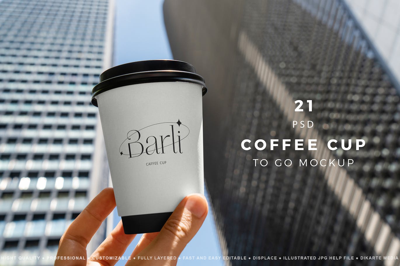 21个效果真实的咖啡杯包装设计PSD样机素材包