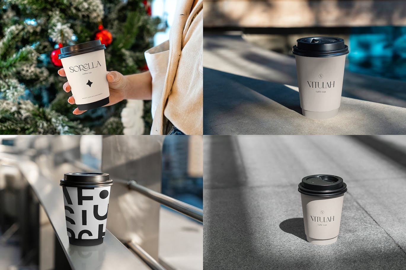21个效果真实的咖啡杯包装设计PSD样机素材包
