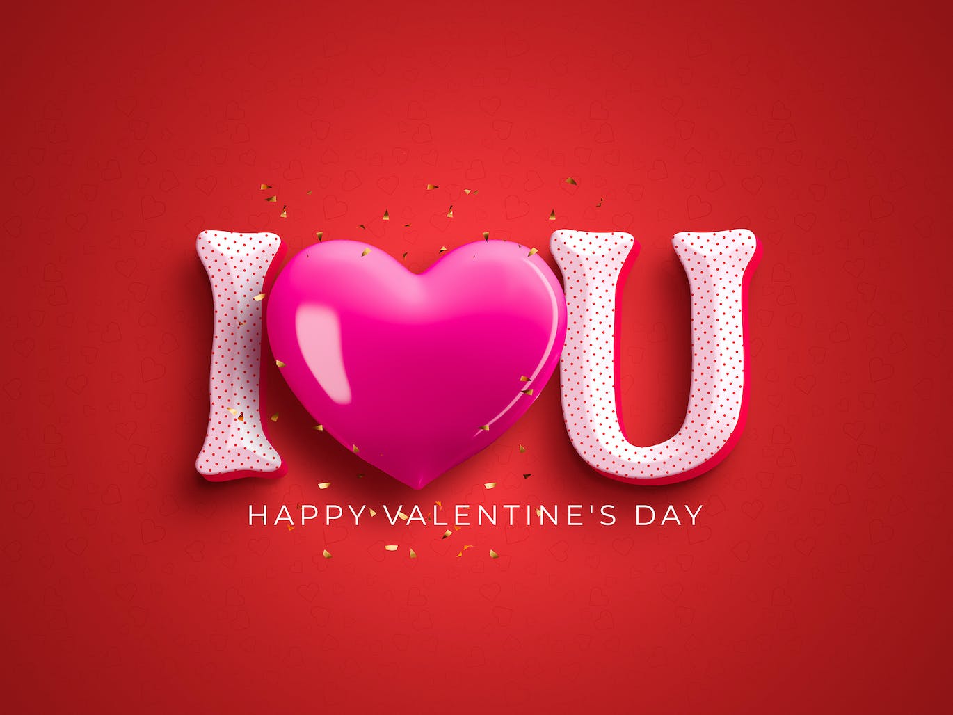 18个充满爱心的情人节3D文字效果PS样式