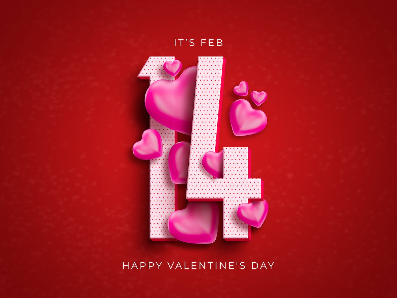 18个充满爱心的情人节3D文字效果PS样式