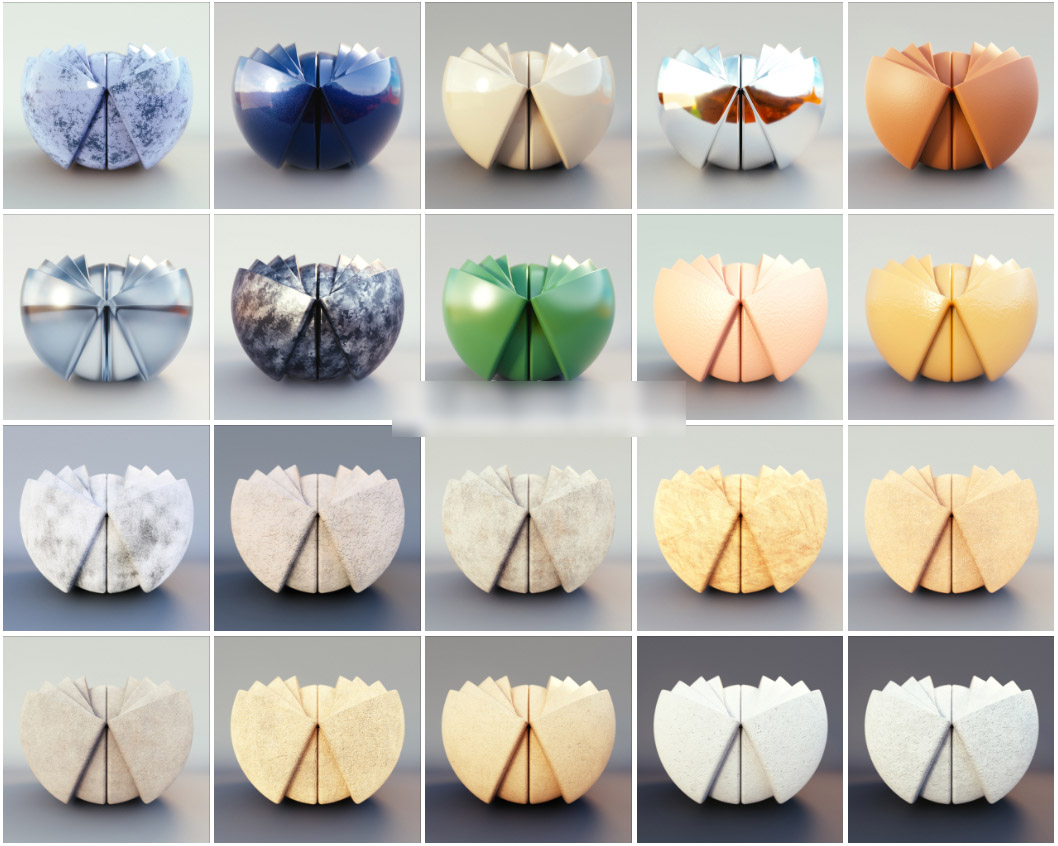 90组布料瓷砖混泥土大理石木纹4K纹理贴图素材包