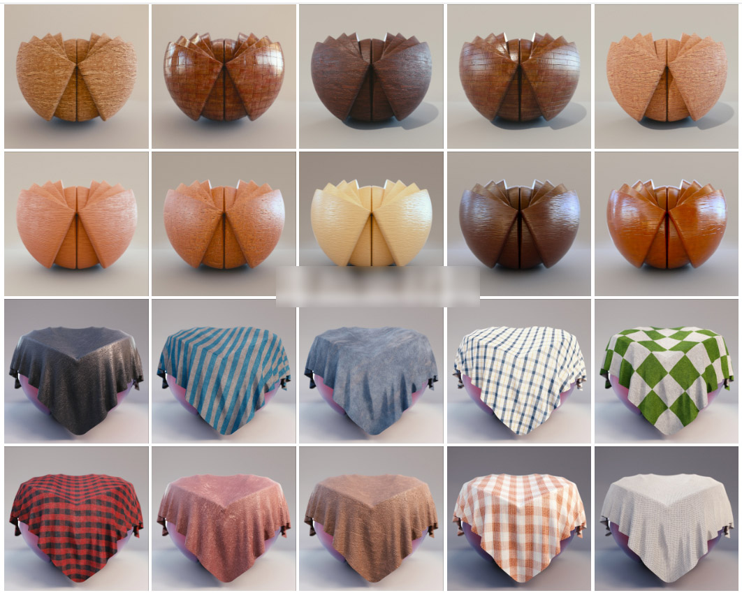 90组布料瓷砖混泥土大理石木纹4K纹理贴图素材包