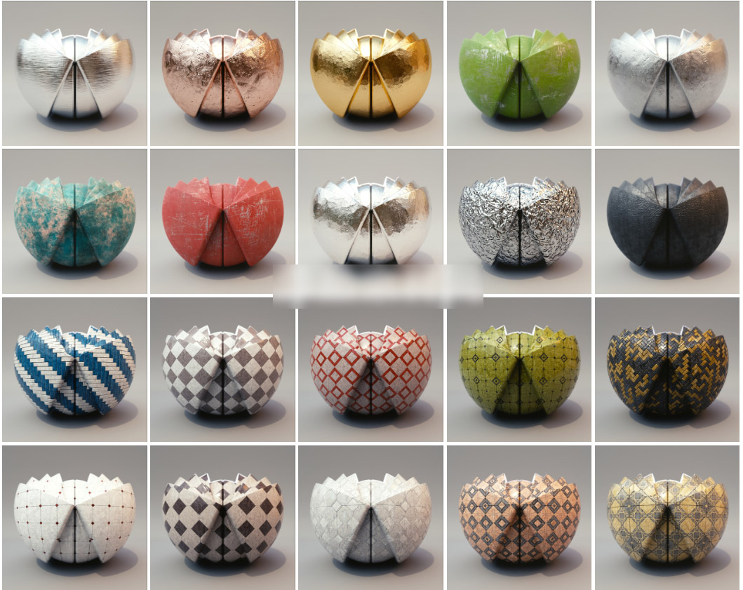 90组布料瓷砖混泥土大理石木纹4K纹理贴图素材包