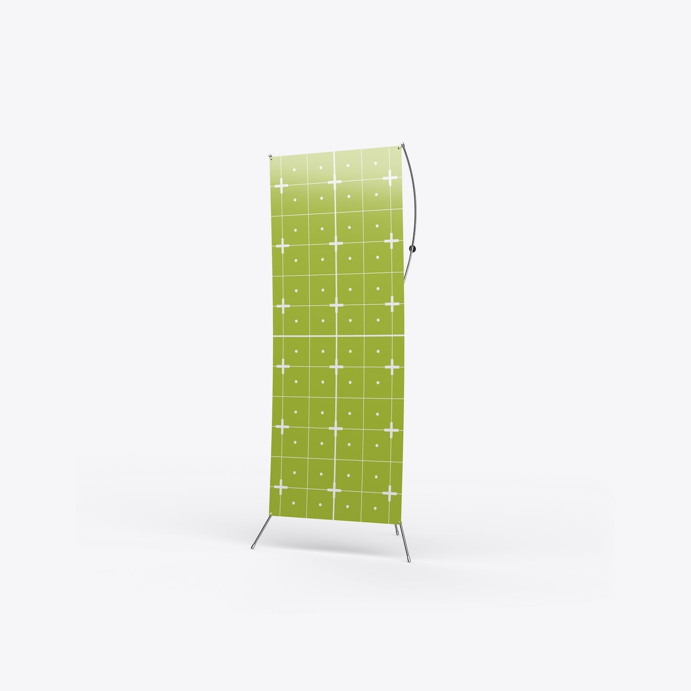 不同角度易拉宝X展架广告展示PSD样机素材