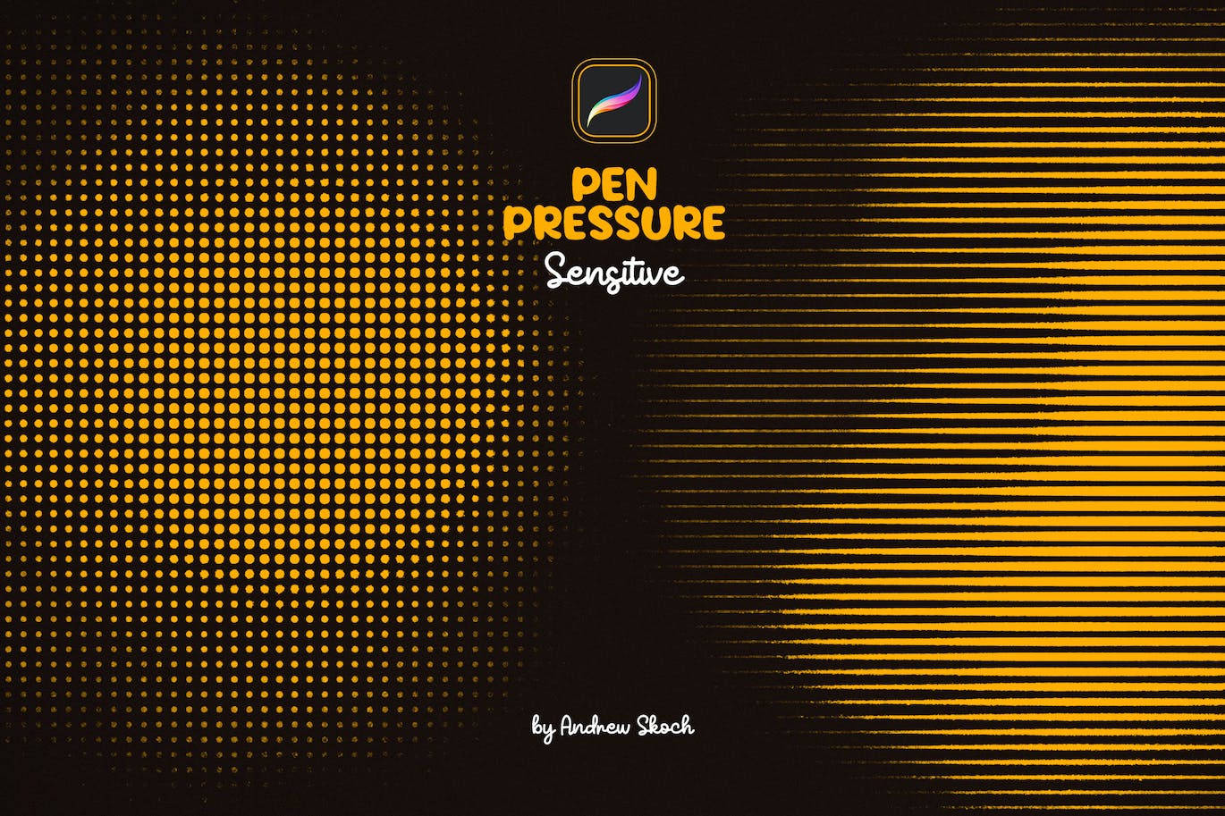 让你设计事半功倍的半色调Procreate笔刷素材