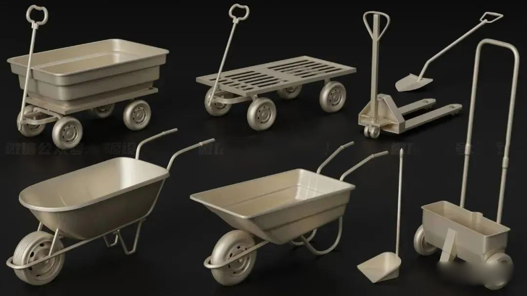 这些从国外盘下来的高质量生活工具模型，真是太给力了！