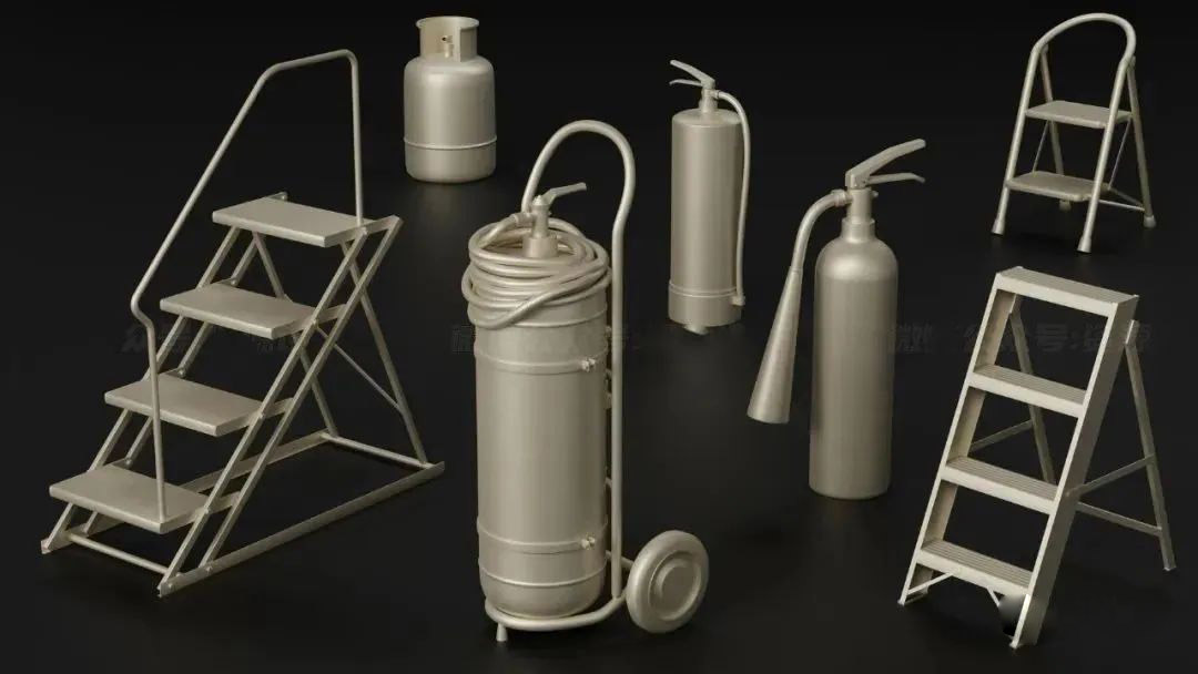 这些从国外盘下来的高质量生活工具模型，真是太给力了！