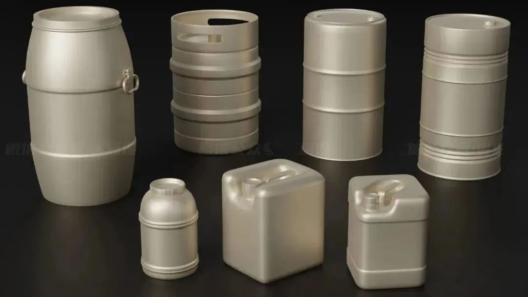 这些从国外盘下来的高质量生活工具模型，真是太给力了！